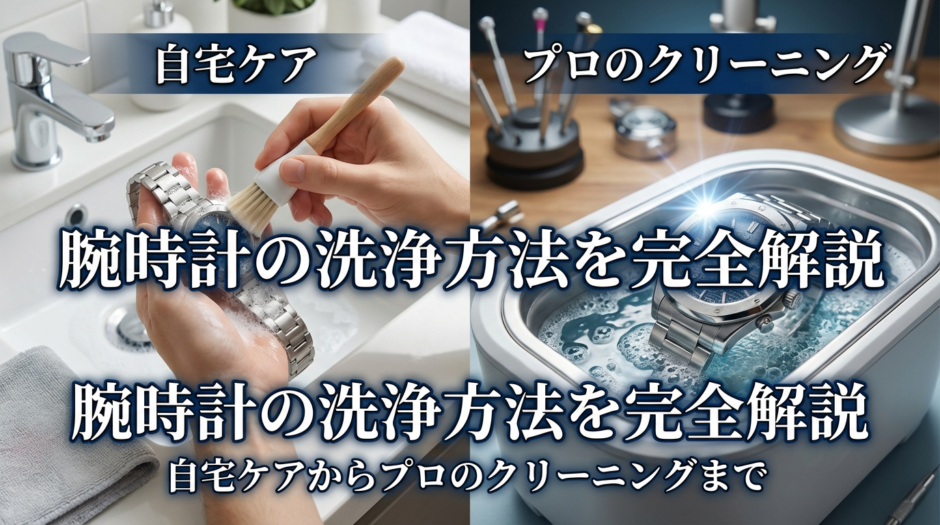 腕時計の洗浄方法を完全解説｜自宅ケアからプロのクリーニングまで
