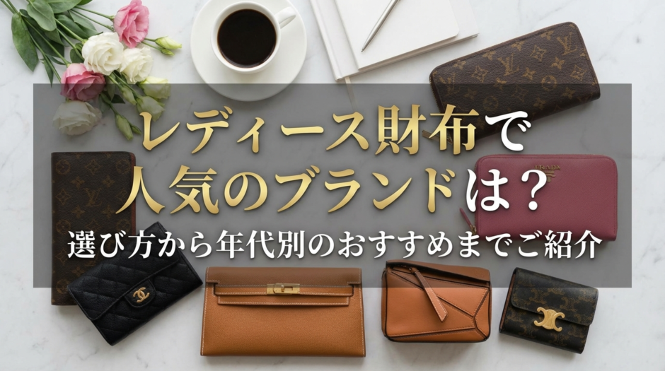 レディース財布で人気のブランドは？選び方から年代別のおすすめまでご紹介