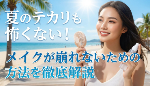 夏のテカリも怖くない！メイクが崩れないための方法を徹底解説