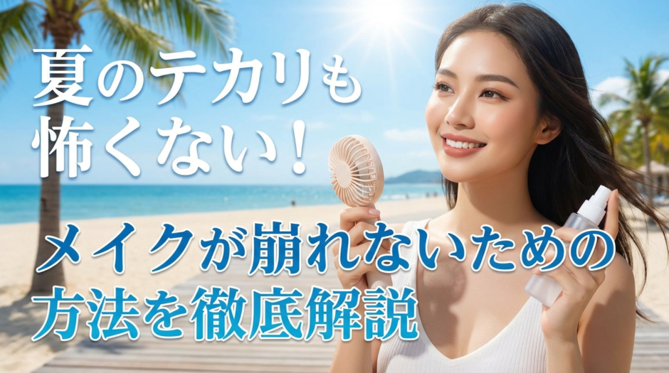 夏のテカリも怖くない！メイクが崩れないための方法を徹底解説