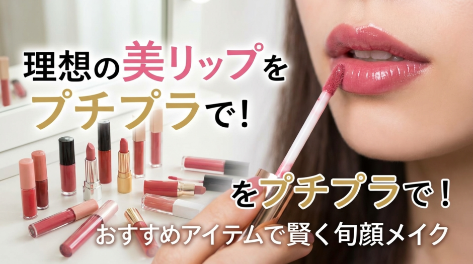 理想の美リップをプチプラで！おすすめアイテムで賢く旬顔メイク