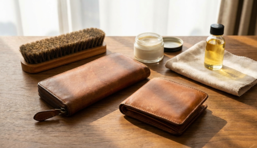 革財布を長く愛用する秘訣。正しい手入れの方法を種類別に解説