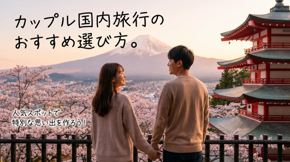 カップル国内旅行のおすすめ選び方。人気スポットで特別な思い出を作ろう！